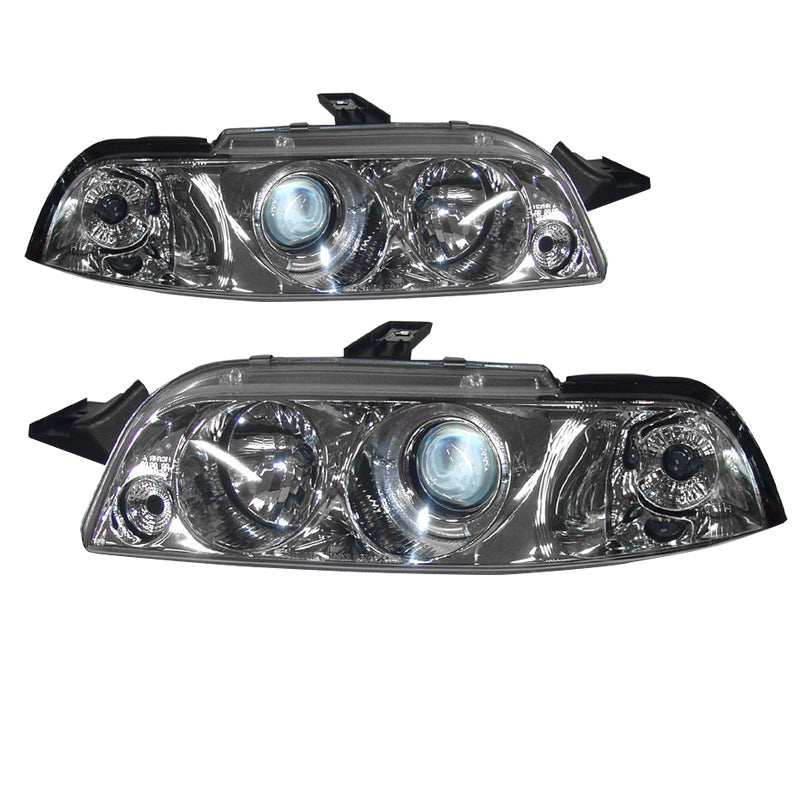 Front white headlights for Fiat Punto 1993