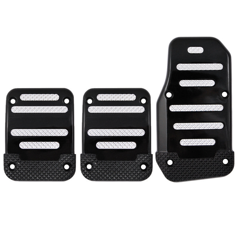 Set pedali LUX nero, 3 pezzi