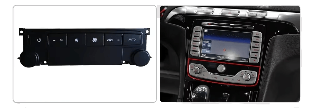 Ford S-Max 2007-2015 klimatizační panel (ovládací panel A/C pro nové autorádio) 