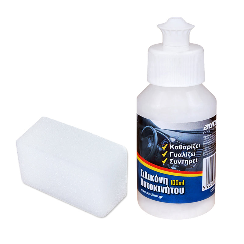 Silicone pour tableau de bord 100 ml avec éponge