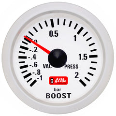 Barometro bianco da 2 pollici Auto Gauge