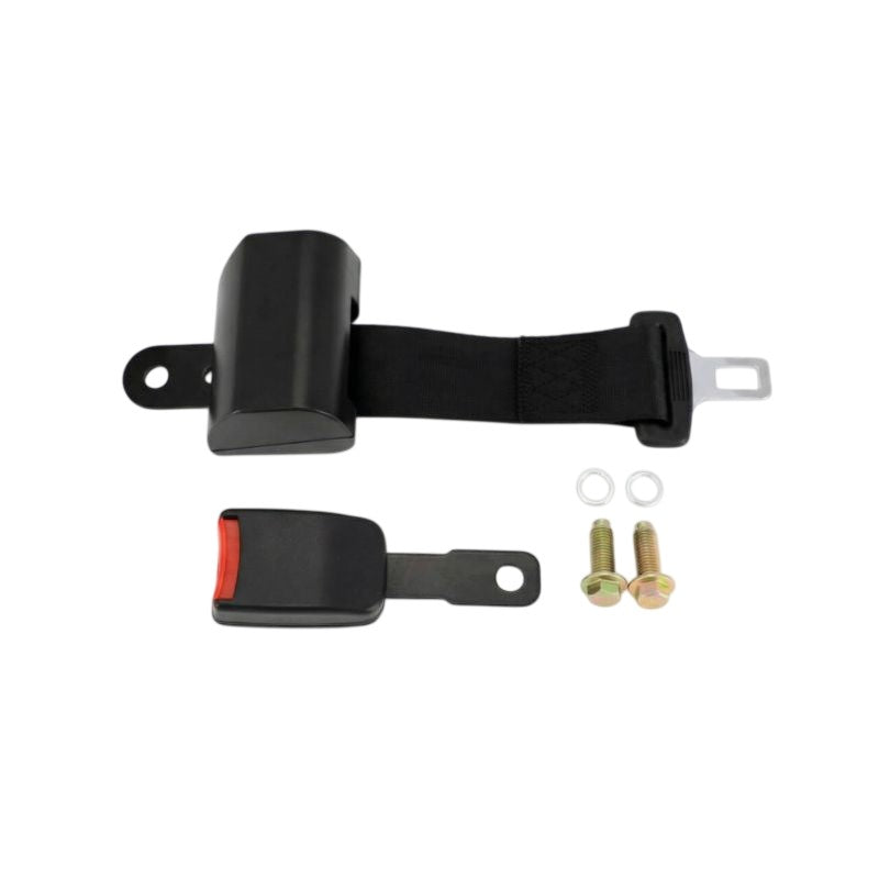 2-point lap seat belt 1.2 m + 14 cm set
