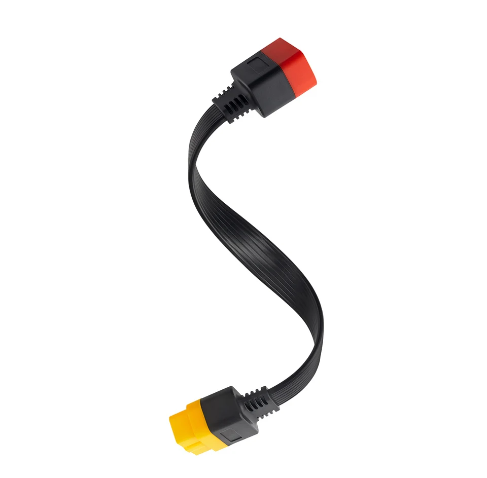 Cable alargador OBD2 de 36 cm – 16 pines macho a hembra 