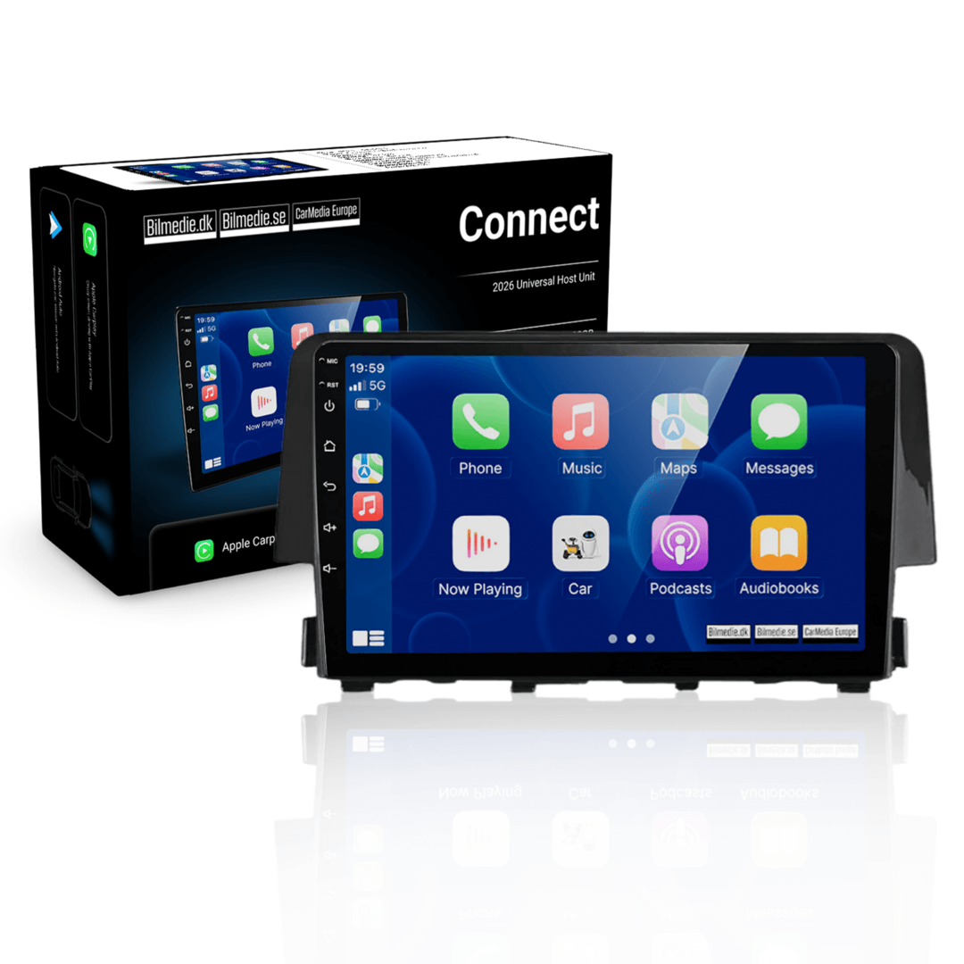 Honda Civic 15-20 - 9" rádio s Apple CarPlay a Android Auto