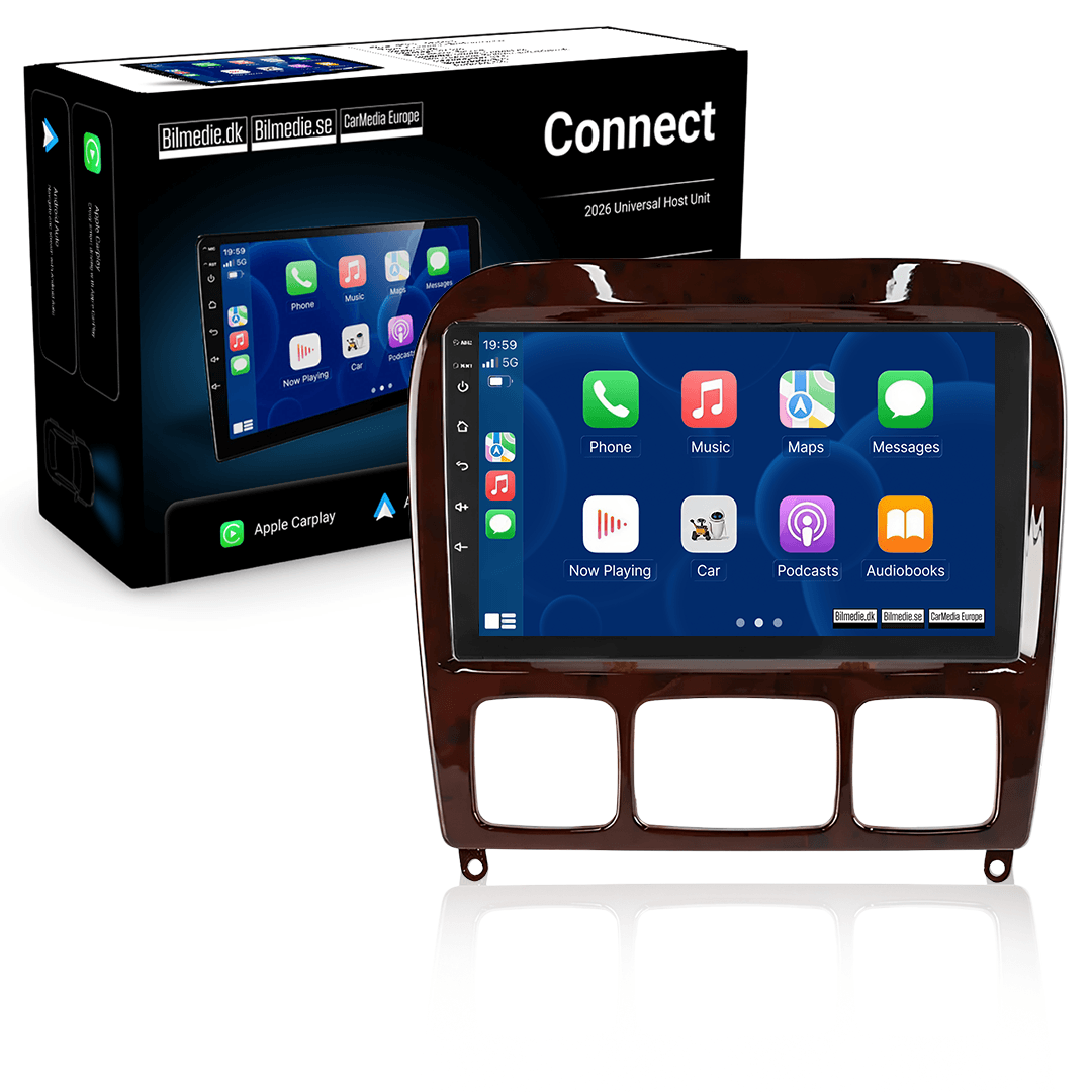 Mercedes S-Klasse/CL 1998-2005 – 9" avtoradio z Apple CarPlay in Android Auto 