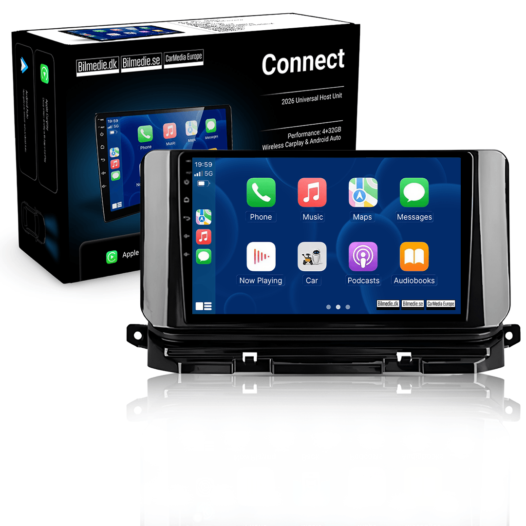Skoda Octavia 2019-2026 – 9" Radio med Apple CarPlay og Android Auto