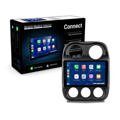 Jeep Compass 2010-2016 - 10,1" radio Apple CarPlaylla ja Android Autolla 