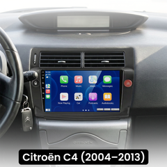 Citroën C4 04-13 - 9" radio med Apple CarPlay och Android Auto 