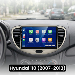 Hyundai i10 2007-2013 – 9” bilradio med trådlös Apple CarPlay & Android Auto 