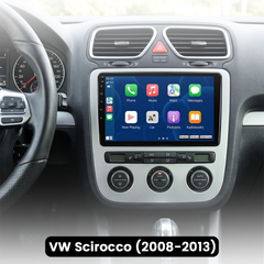 VW Scirocco 08–13 – 9-Zoll-Radio mit Apple CarPlay und Android Auto