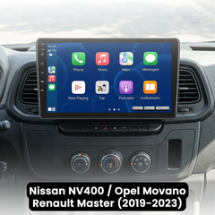 Nissan NV400/Opel Movano/Renault Master 2019-2023 – 10,1" Radio med Apple CarPlay & Android Auto