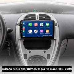 Citroën Xsara 99-10 – 9-Zoll-Radio mit Apple CarPlay und Android Auto