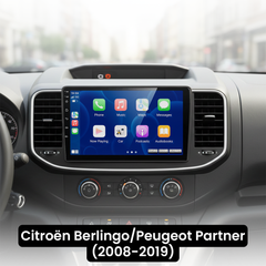 Citroën Berlingo/Peugeot Partner 08-19 - 9" radio med Apple CarPlay och Android Auto 
