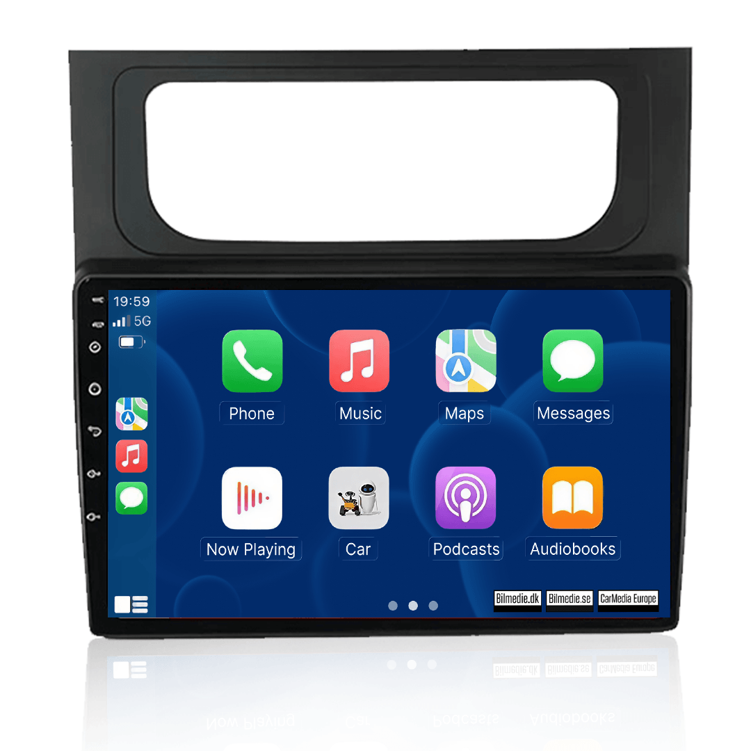 VW Touran 11-15 - 10,1" rádio s Apple CarPlay a Android Auto