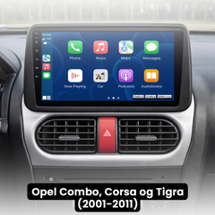 Opel Combo/Corsa/Tigra 01-11 - 9 "Radio with Apple CarPlay and Android Auto