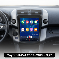 Toyota RAV4 2009–2013 – 9.7” Radio with Apple CarPlay and Android Auto