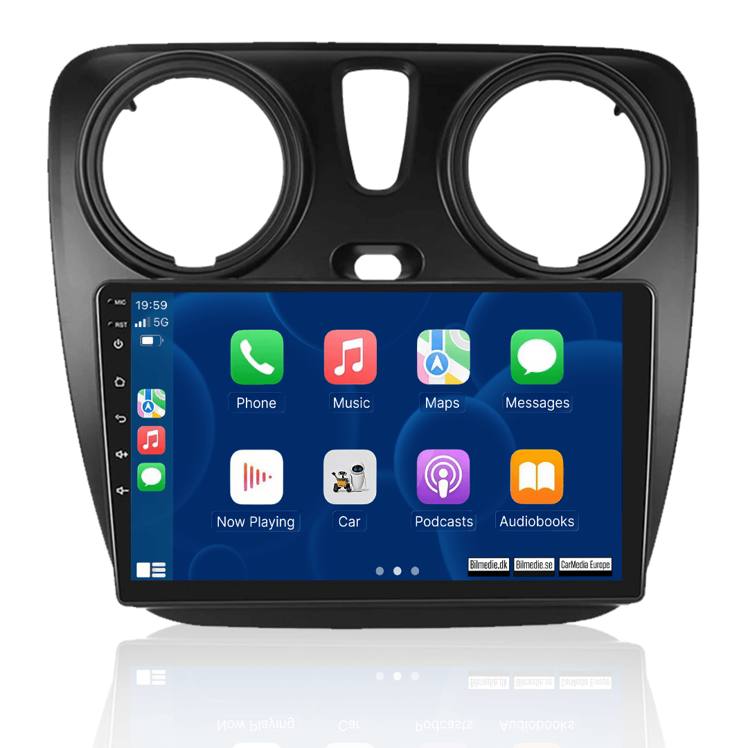 Renault Lodgy/Dacia Dokker 2012-2020 - autoradio 9\" avec Apple CarPlay et Android Auto 