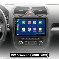 VW Scirocco 08–13 – 9-Zoll-Radio mit Apple CarPlay und Android Auto
