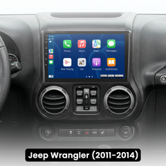 Jeep Wrangler 2007-2017-10.1 "Radio with Wireless Apple CarPlay and Android Auto