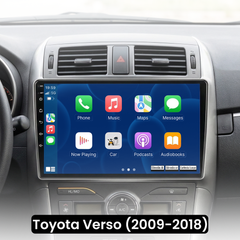 Toyota Corolla Verso 09-18 - 9" radio z Apple CarPlay in Android Auto