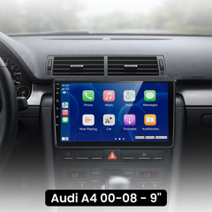 Audi A4 00-08 - Rádio 9" com Apple CarPlay e Android Auto