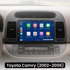 Toyota Camry 02-06 - 9" Radio with Apple CarPlay and Android Auto 