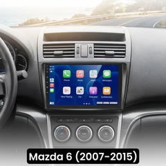 Mazda 6 2007-2015 – 9” bilradio med trådlös Apple CarPlay & Android Auto 