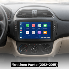 Fiat Linea Punto 12-15 - 9" radio med Apple CarPlay och Android Auto 