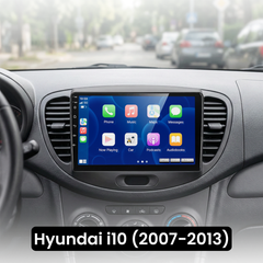 Hyundai i10 2007-2013 – 9” bilradio med trådlös Apple CarPlay & Android Auto 