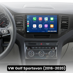 VW Golf Sportsvan 16-20 - Radio 10.1" con Apple CarPlay y Android Auto