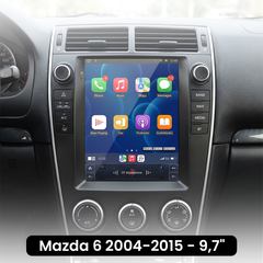 Mazda 6 2004-2015 - 9,7" radio med Apple CarPlay och Android Auto 