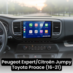 Peugeot Expert/Citroën Jumpy/Toyota Proace 16-21 – 9-Zoll-Radio mit Apple CarPlay und Android Auto