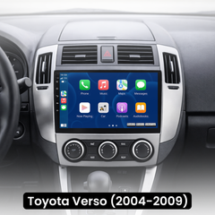 Toyota Verso 04-09 - 9" rádio s Apple CarPlay a Android Auto 