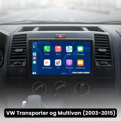 VW Transporter 03-15 - 9" radio met Apple CarPlay en Android Auto 