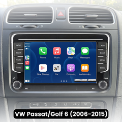 VW PQ35 (2006–2015) Apple CarPlay – 7-Zoll-Bildschirm | Passat, Golf, Touran usw.