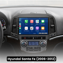 Hyundai Santa Fe 2006-2012 – 9" radio met Apple CarPlay en Android Auto 