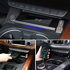 <h2>Audi A4 2016-2024 / Audi A5 2017-2024 Wireless Phone Charger with 15W Fast Charging</h2> 