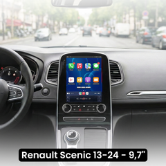 Renault Scenic 13-24 - 9.7 "Radio with Apple CarPlay and Android Auto