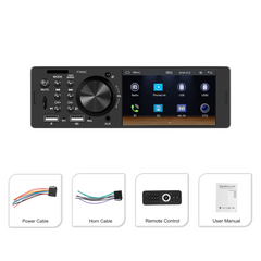 Universal - 4 "1 -radiosi Apple CarPlay- ja Android Auto (kaapeli)
