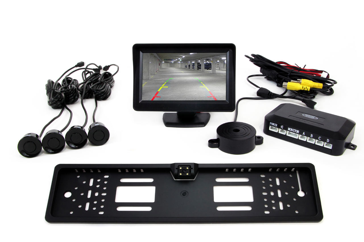 Parking assistant with 4.3-inch TFT display and camera