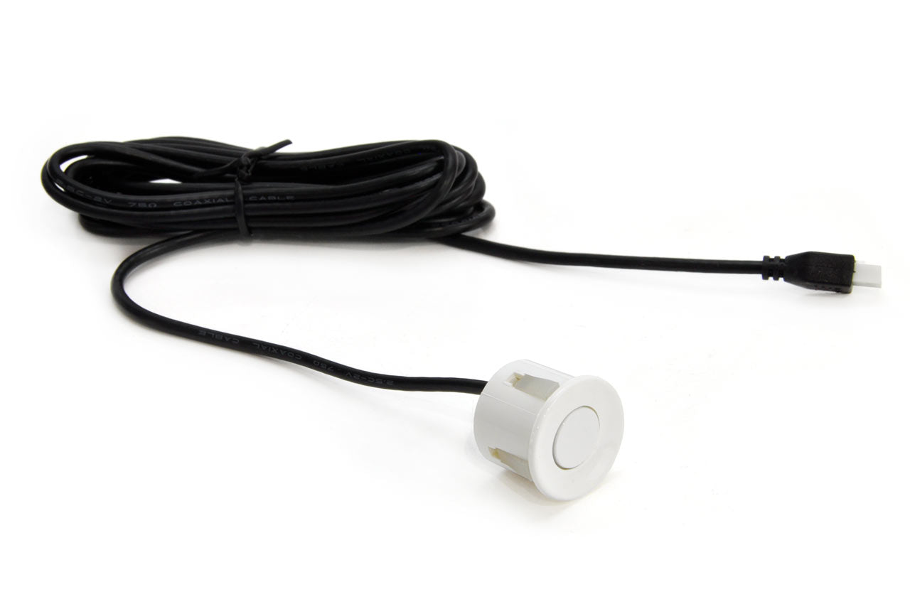 White parking sensor for parking assistance system