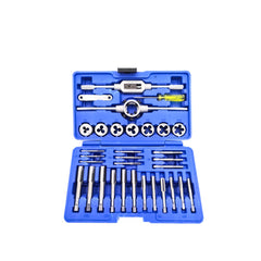 32-piece tap and die set M3-M12 in a practical tool case 