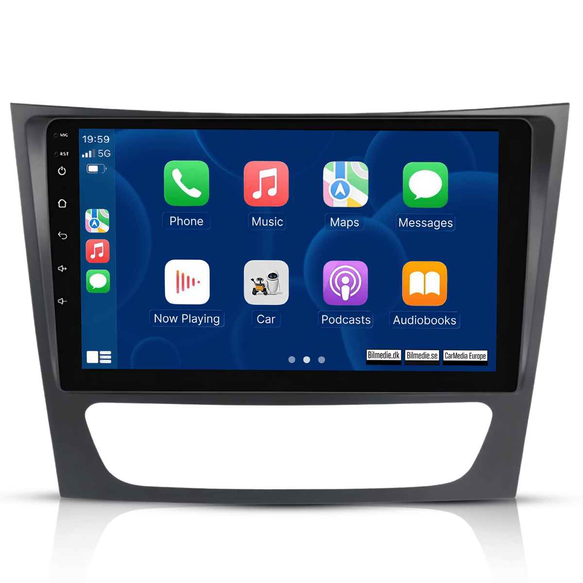 Mercedes-Benz W211 - 9" avtoradio z Apple CarPlay in Android Auto 