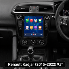 Renault Kadjar 2015-2022 - 9.7" radio with Apple CarPlay and Android Auto 