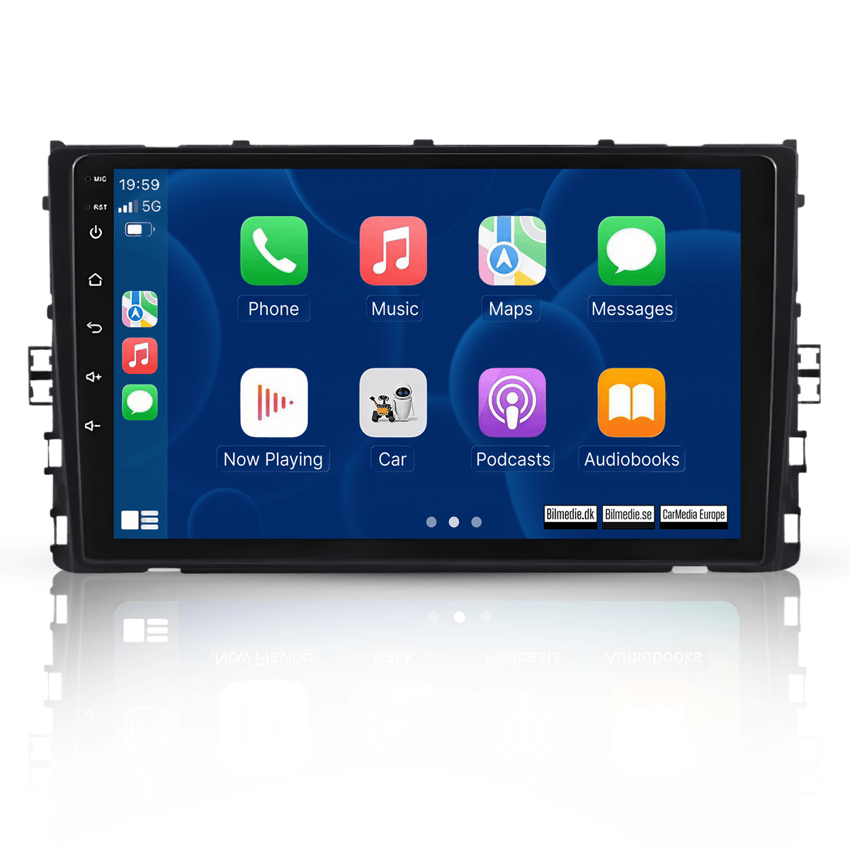 VW T-Roc/T-Cross 2018-2021 – 9" autorádio s Apple CarPlay a Android Auto 