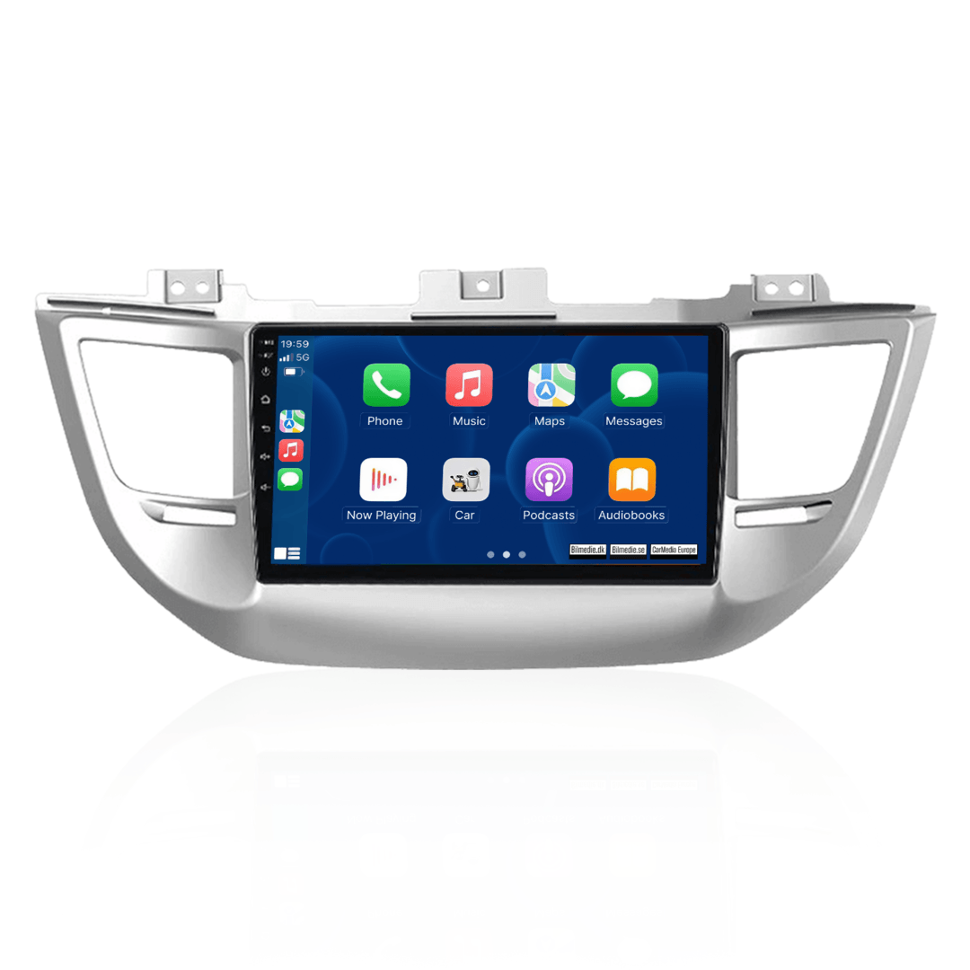 <h2>Hyundai IX35/Tucson 15-17 radio 9\" z Apple CarPlay in Android Auto</h2> 