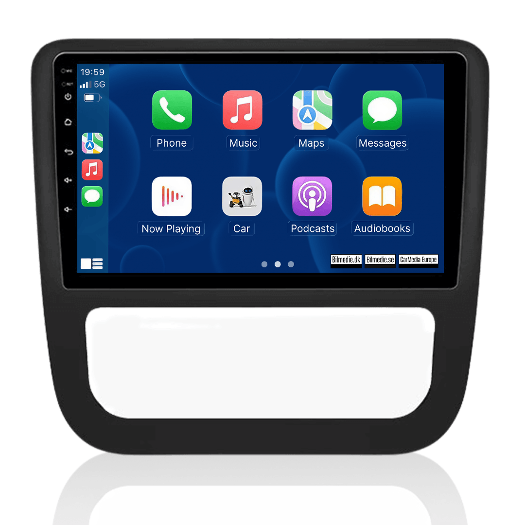 VW Scirocco 08-13 - 9" rádio s Apple CarPlay a Android Auto