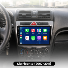 Kia Picanto 07-11 - 9" radio Apple CarPlaylla ja Android Autolla