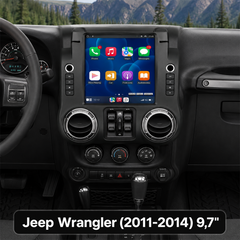 Jeep Wrangler 2011-2014 - 9.7" radio with Apple CarPlay and Android Auto 