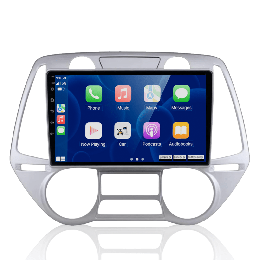 Hyundai I20 08-12 - autoradio 9\" avec Apple CarPlay et Android Auto 